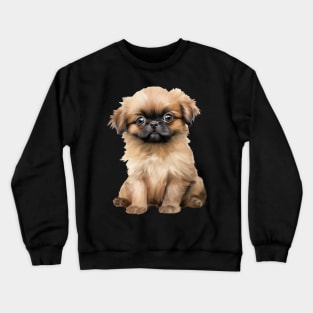 Puppy Pekingese Crewneck Sweatshirt